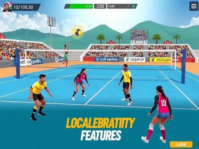 Dharamshala Volley Titans Gameplay Screenshot